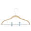 Paquet de 24 cintres pour enfants en velours gris Simplify-1709916632-1709916638