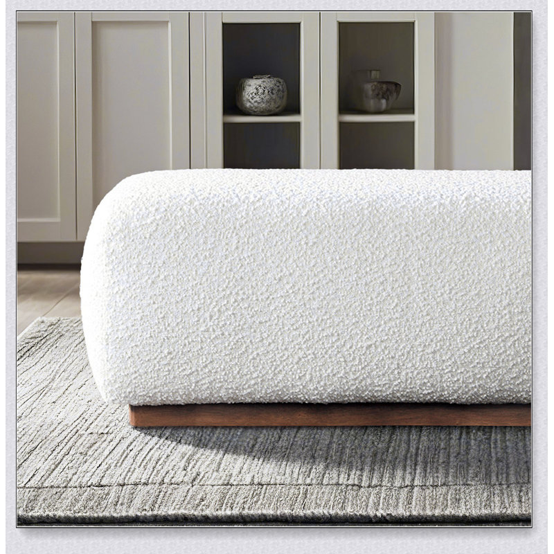 Banc Kelvin Ivory Boucle