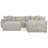 Dikili Upholstered L-Shaped Sectional Symmetrical