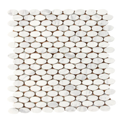 Harrison Marble Random Mosaic Wall Tile