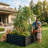 8X4x2ft Galvanized Raised Garden Bed With Trellis