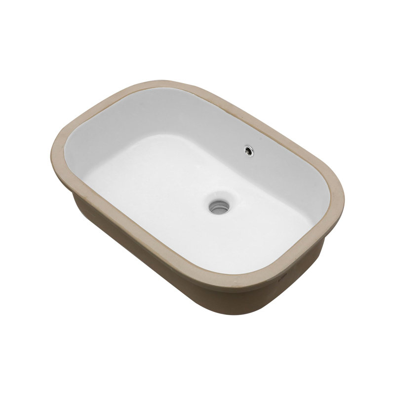 Undermount Rectangular Ceramic Sink
