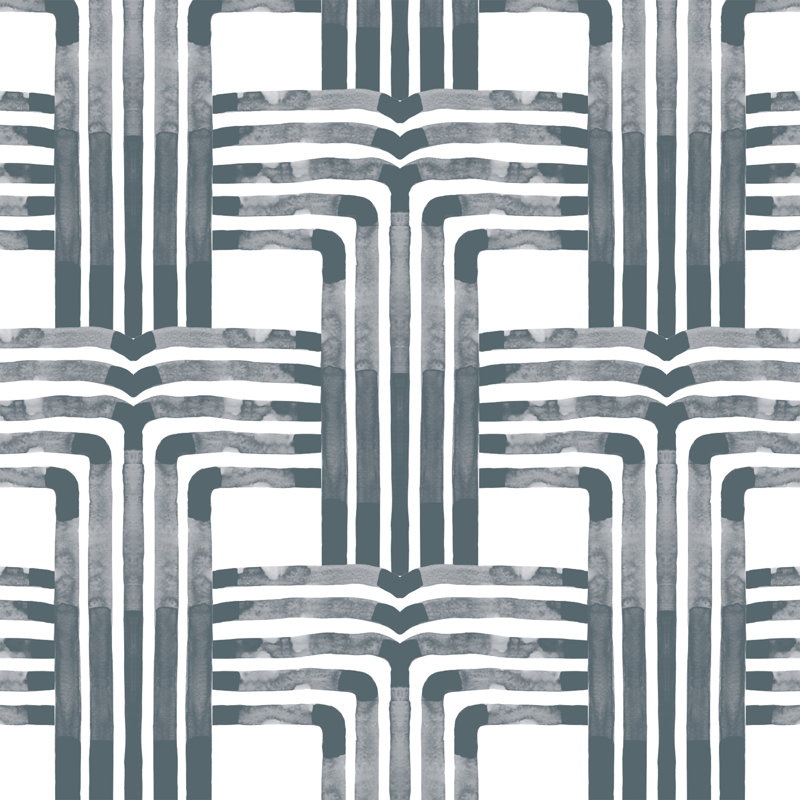 Rouleau de papier peint auto-adhésif L 10 pi x l 24 po Organic Falls, Gris, Peel & Stick, Autocollant