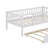 Rustic Wooden Daybed With Underbed Trundle And Protective Fence-Style Guardrails-541746109