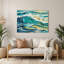 Coastal Tropical Waters Beige Metal Wall Art-1379106520