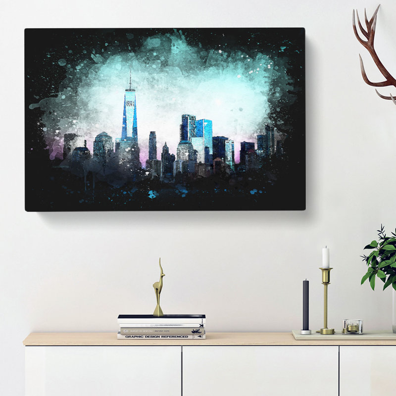 Freedom Tower And New York City - Wrapped Canvas, 40cm H x 60cm W x 3cm D