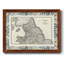 Border Map of England & Wales, reproduction d'art sur toile-1329812433-1329812437