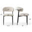 Chaise rembourrée avec pieds en métal-876850811