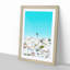 Rooftops in Montecorto Spain in Abstract - Framed Print-55762808-55762811