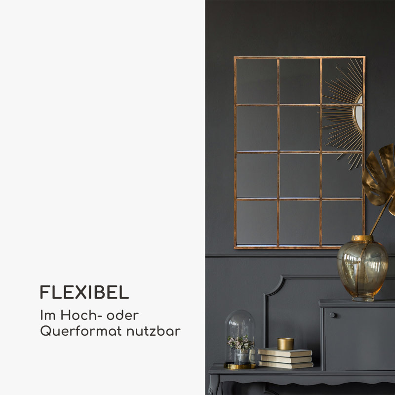 Soho Metal Rectangle Wall Mirror