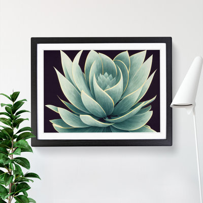 XH1022-7512X Riveting Succulent Plant 1 Piece Single Picture Frame Painting