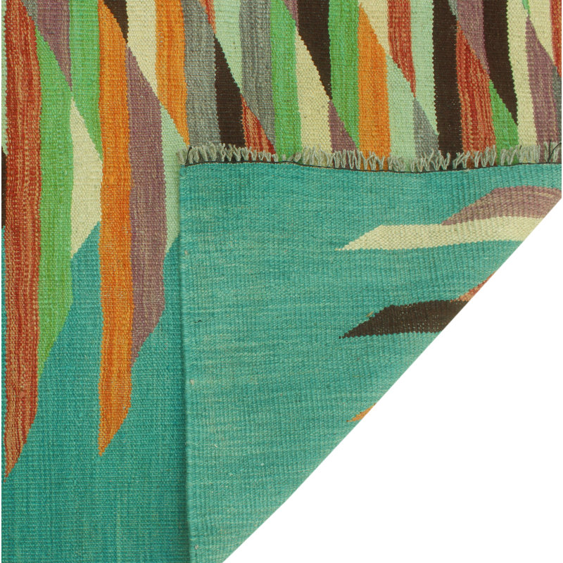 Tapis turquoise Winchester Kilim Salvador