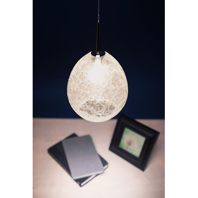 Luminaire suspendu en forme de goutte à 1 lumière Vibe
