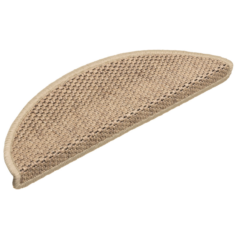Shellson Non-Slip Stair Tread, 21cm x 65cm, Brown