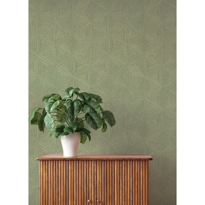 Papier peint Anara, Vert