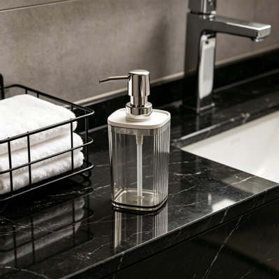 Water Bottle 400ml Shower Gel Hands Dispenser Bottle Good Looking Hands Bottle Bathroom Kitchen Toilet Hand Wash Station Supplies
