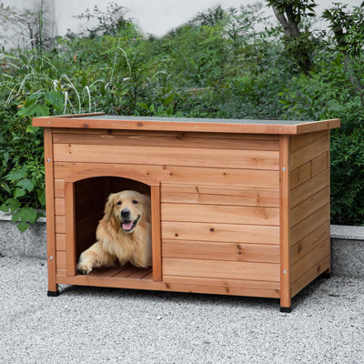 Maisonnette d'extérieur en bois pour chiens de grande taille, très imperméable, grande taille