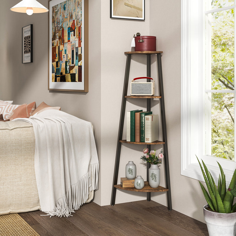  49.5'' H X 14'' W Alaaddin Corner Bookcase