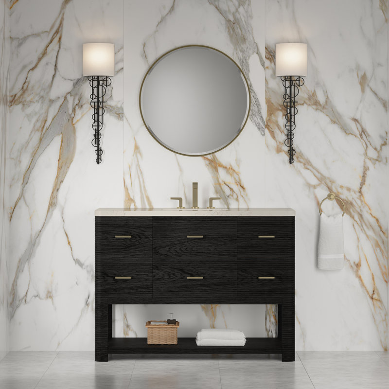 Base de meuble-lavabo simple l 48 po Lucian