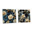 Victorian Elegance Motif cachemire - Ensemble abstrait d'art mural en verre acrylique sur 2-103930251