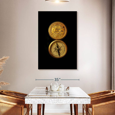 Gold Navigational Compass
