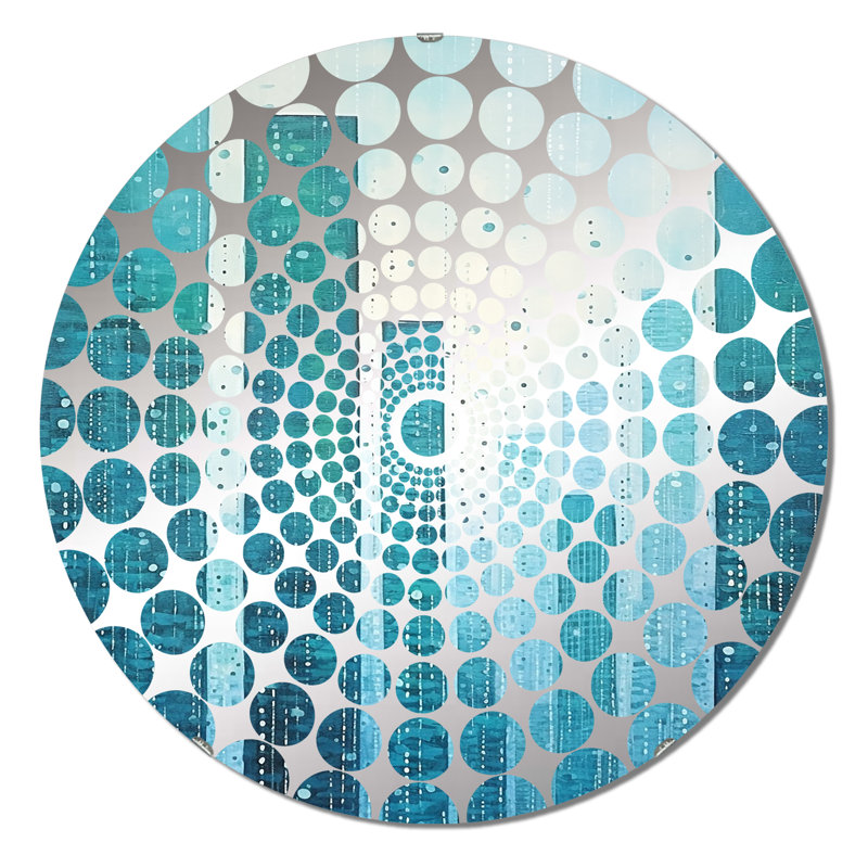 Faulkland - Miroir décoratif à cercles concentriques, 31,4 po x 31,4 po