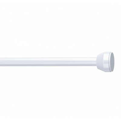 Adjustable Tension Shower Curtain Rod 32-79 Inch, Anti-Slip Rust-Proof No Drilling for Bathroom