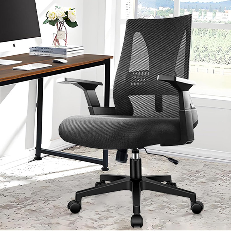 CLATINA - Chaise de bureau grande et grande de 500 lb - Chaises d'ordinateur ergonomiques robustes en filet avec support lombaire réglable et siège large et confortable pour la conférence de bureau à domicile
