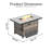 Allcot Wicker/rattan 42" Fire Pit Table With Lid-66460375