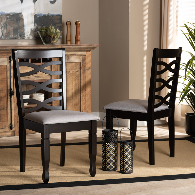 Braddyville Solid Wood Dining Chair, Grey