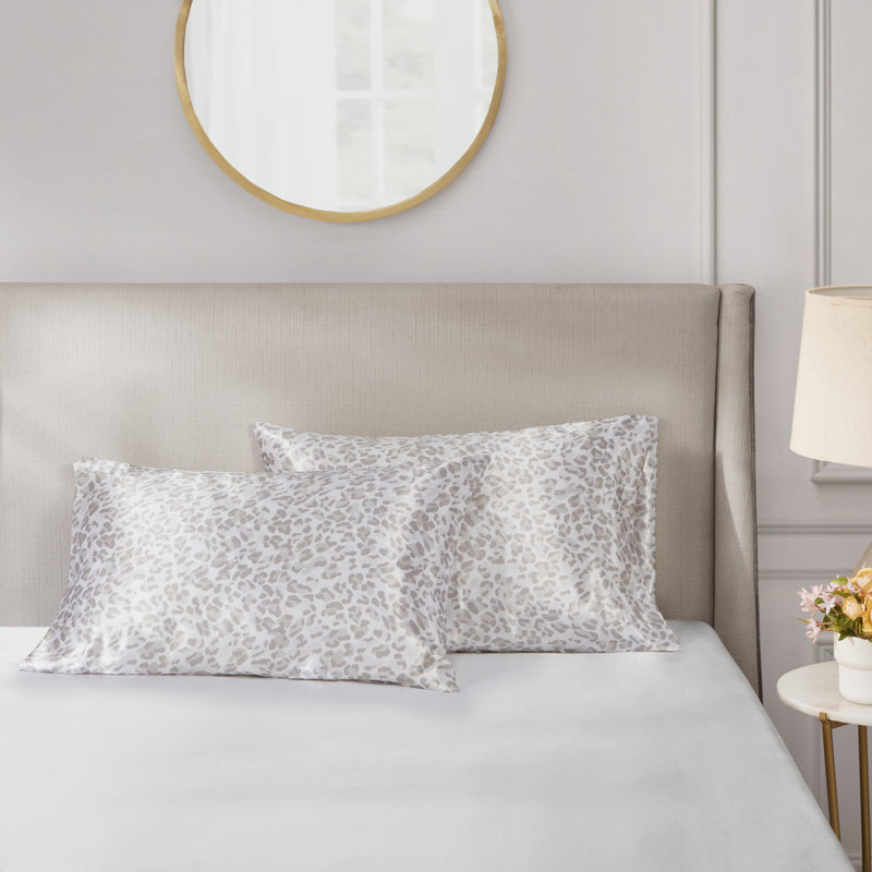 Taies d'oreiller en satin de luxe 2 pièces, Taie d’oreiller standard, Pes