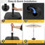 Brynnlie 2 kg Plastic Umbrella Base