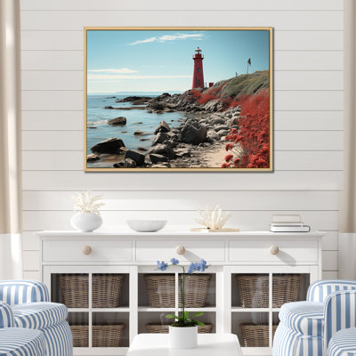 «Coastal Seaside Harmony I», reproduction d'art sur toile