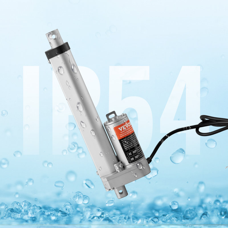 VEVOR 12V Linear Actuator - 6 Inch Stroke, High Load Capacity 330lbs with Mounting Bracket