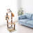  PETMAKER 6-Tier Carpeted Cat Tower, Beige