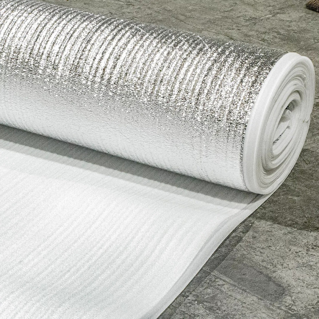 3mm Silver Wood Flooring & Laminate Underlay Foil Damp Proof Membrane Moisture Barrier Underlayment For