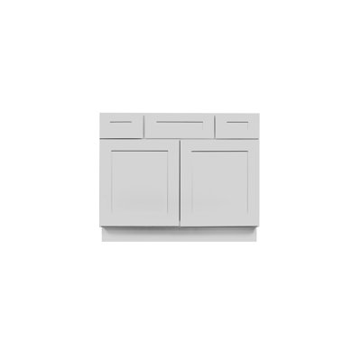 42'' Single Bathroom Vanity Base Only in Gray