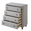 Commode 4 tiroirs Modern Grey