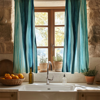 Semi Sheer Curtain Pair