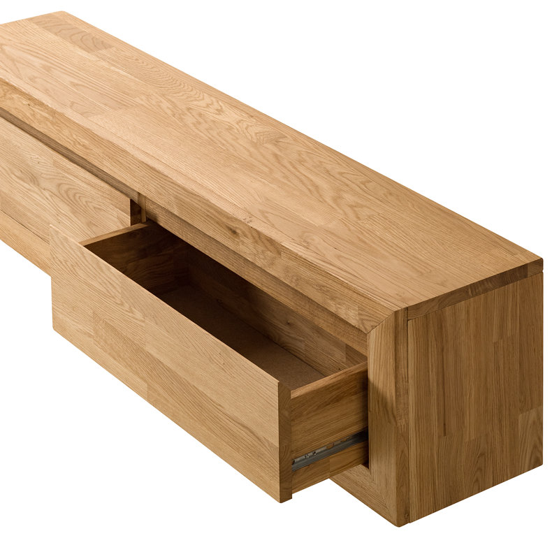 RiaWOOD Wall-Mounted Chest – Solid Oak