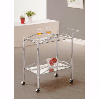 Chariot-bar 2 tablettes