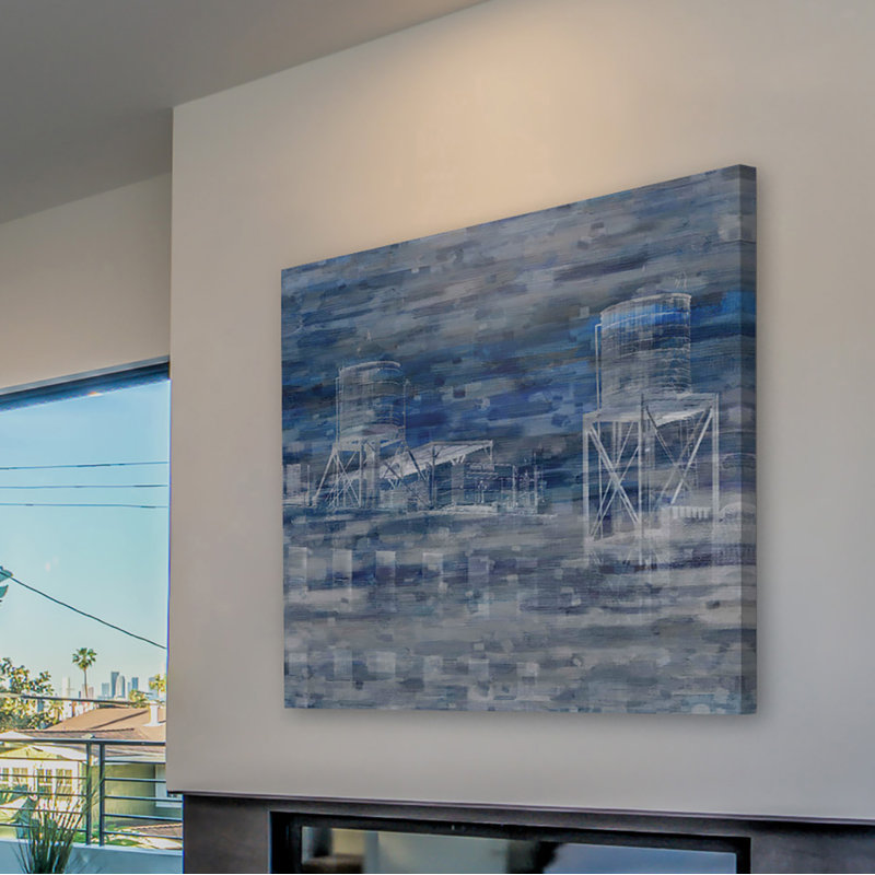 «Industrial NYC» par Parvez Taj, reproduction sur toile, H 32 po x l 32 po x P 1,5 po