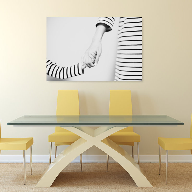 Gentle Hand Holding Contemporary Wall Art Print 1 Piece Wrapped Canvas Wall Art, 81.28cm H x 121.92cm W