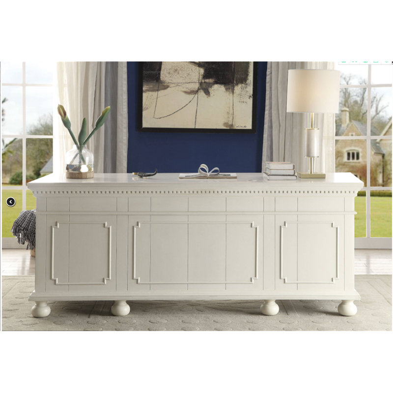 Executive Desk, White