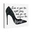 «The Right Shoes», art textuel sur toile-43873676