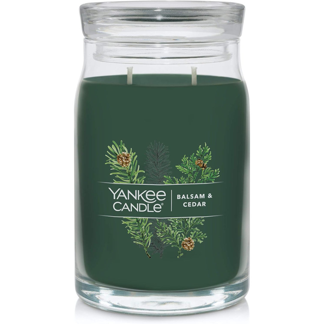 Balsam & Cedar Scented Jar Candle ToccoLeggero Capacity: 20 oz