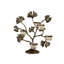 Bougeoir 13,39 po H Gingko pour décoration de table de Noël