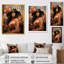 Harlem Jazz, femme afro-américaine avec des fleurs - art mural Harlem Renaissance-725874278-725874272
