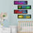 4 Pcs Printed Neon Gaming Posters-252320911