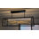 Styx Integrated LED Open Frame Rectangle Linear Pendant - Black w/ Gilded Gold Branches